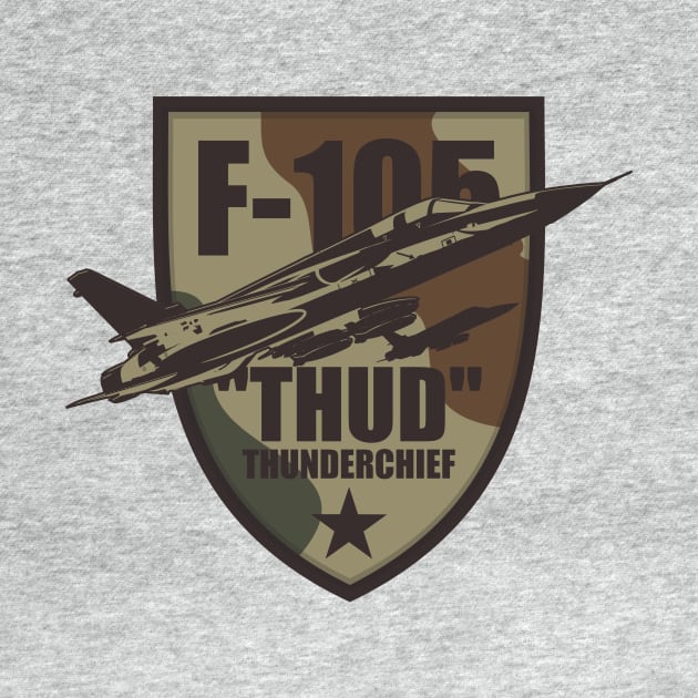 F-105 Thunderchief by Tailgunnerstudios